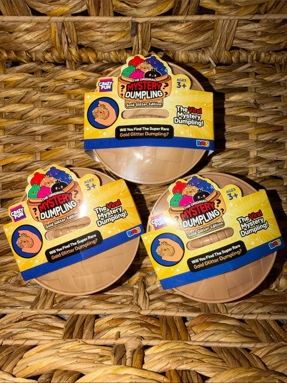 Crazy Fun RMS Gold Glitter Edition (3-Pack)